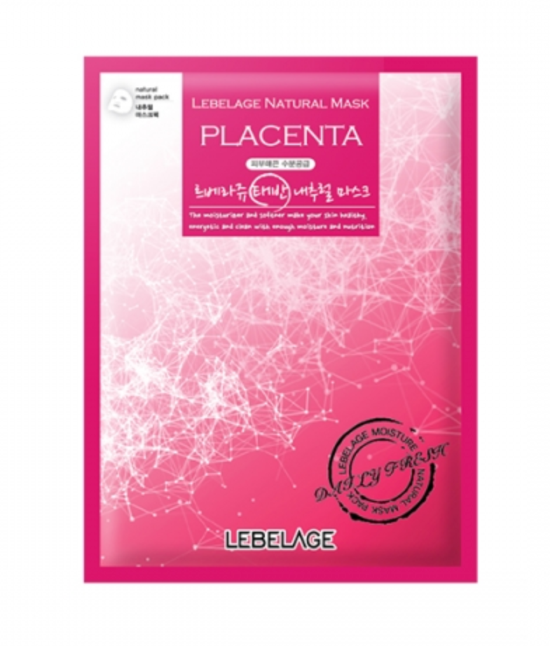 LEBELAGE Placenta Natural Mask (1p) - Dotrade Express. Trusted Korea Manufacturers. Find the best Korean Brands