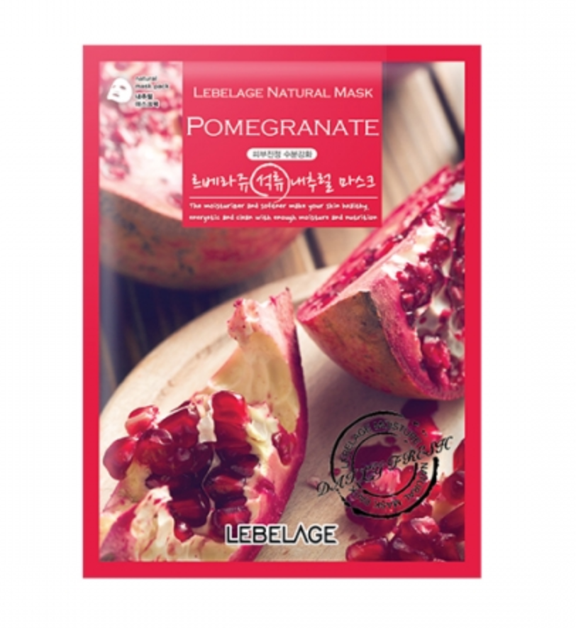 LEBELAGE Pomegranate natural mask (1p) - Dotrade Express. Trusted Korea Manufacturers. Find the best Korean Brands