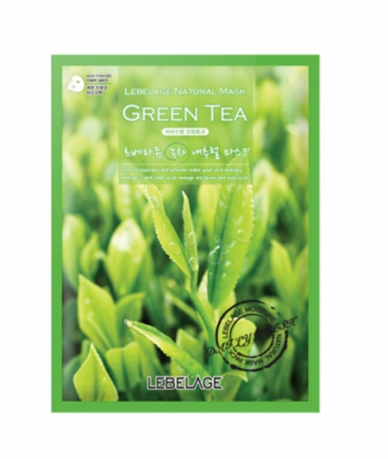 LEBELAGE Green tea Natural Mask (1p) - Dotrade Express. Trusted Korea Manufacturers. Find the best Korean Brands