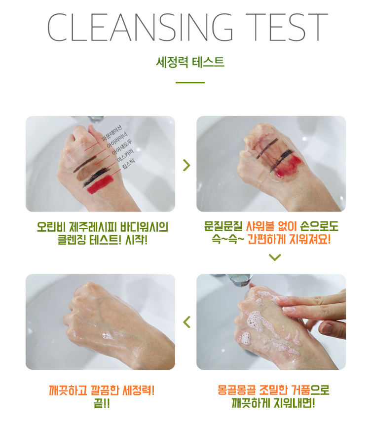 ORINBE Jeju Recipe Skinrelief Body Wash