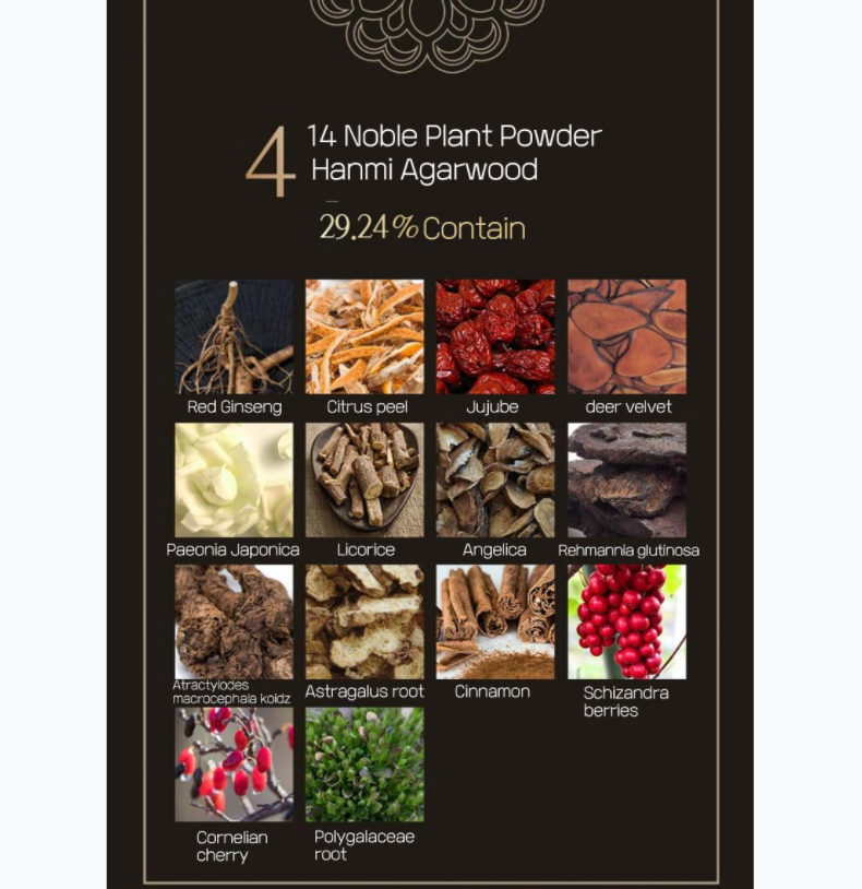 HANMI NATURAL NUTRITION Premium Agarwood 3.75g 30 pills 112.5g