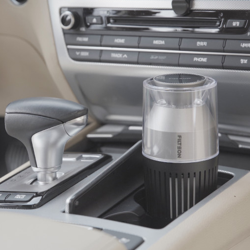 Car air purifier (Tumbler type / FS1112) Color: Black, Silver