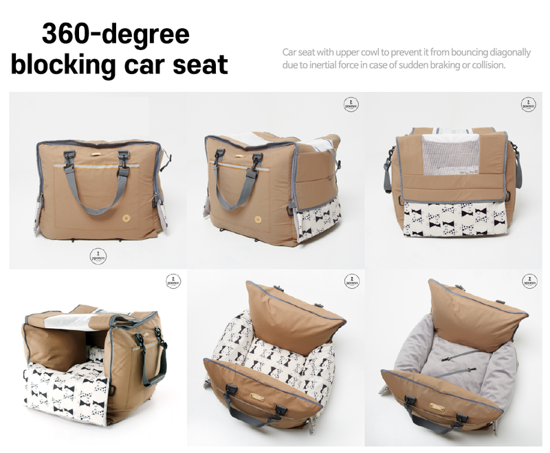 360 Pet Carseat  Waterproof fabric