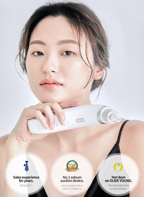 Face Factory Beauty Suction Prime (390g) | 2000 rpm Air Pump | Sebum Care | Hyperallergic silicon head