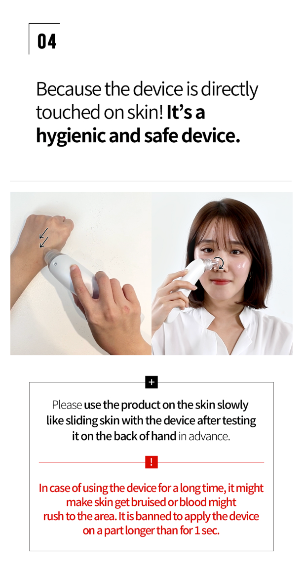 FACE FACTORY BEAUTY SUCTION [Korean Premium Blackhead Remover Vacuum/Pore Sebum/Women Men Facial Skin Care Tool]