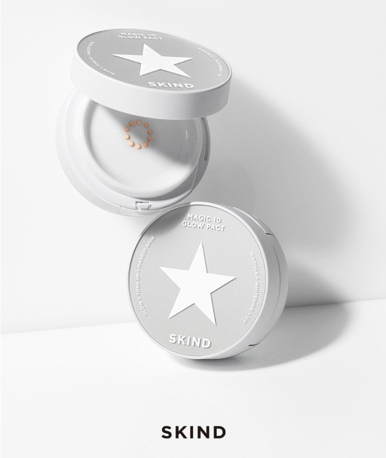 SKIND Magic 10 Glow Pact (Star) 15g [Makeup Base/Makeup Cushion/BB Cream]