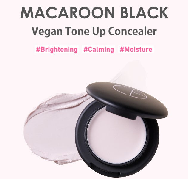 CAMPUS BLOSSOM Macaron Black Under Eye Concealer | Tone Up Cream | Dark Circle Concealer | Vegan Cosmetics