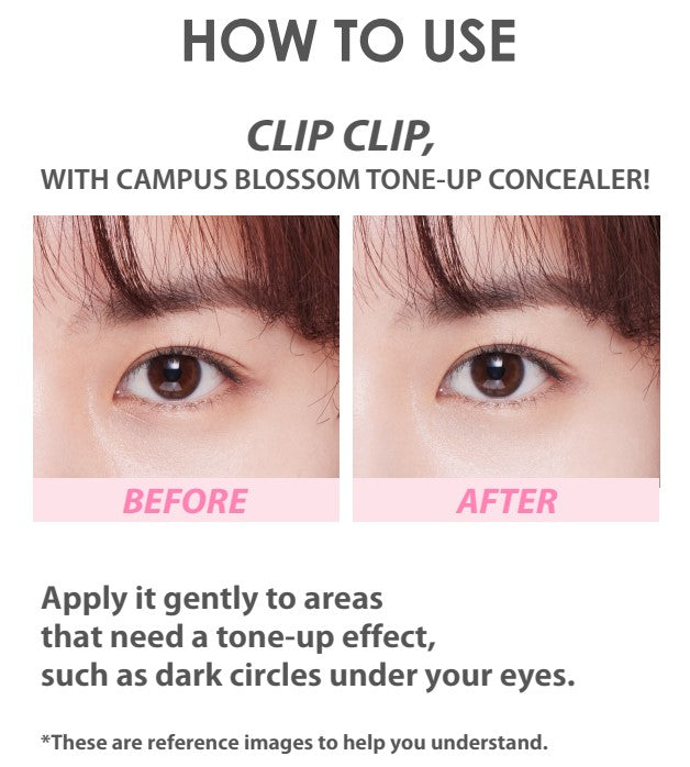 CAMPUS BLOSSOM Macaron Black Under Eye Concealer | Tone Up Cream | Dark Circle Concealer | Vegan Cosmetics