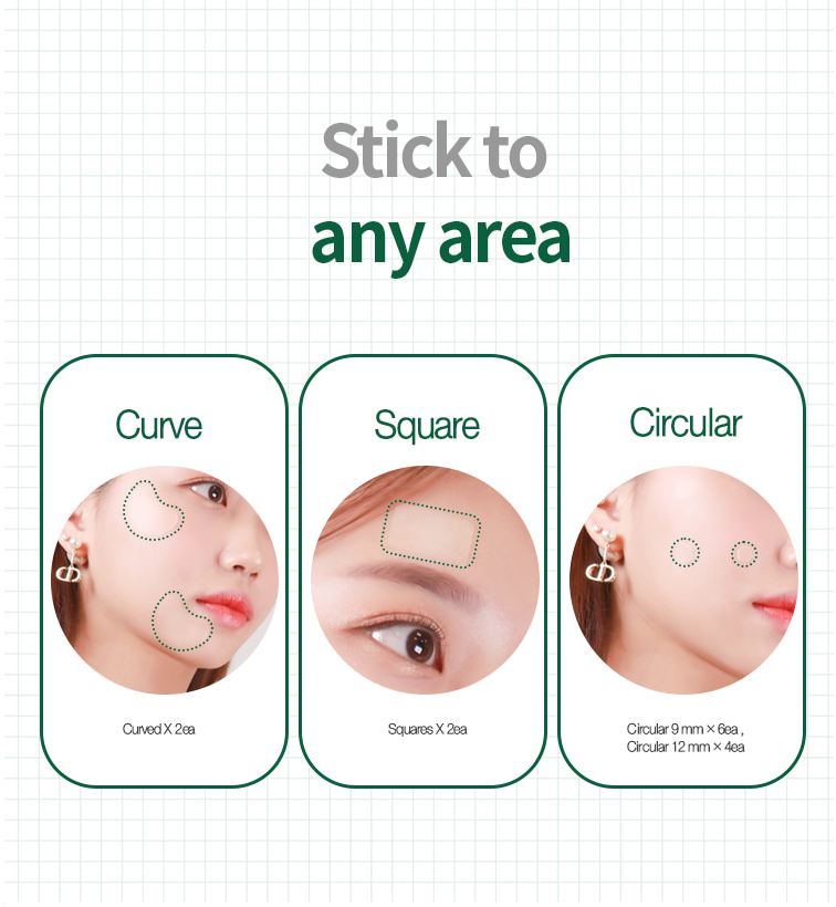 MAY ISLAND 7 Days Secret Centella Cica All-in-one Spot Patch [Acne|Spot Calming|Perfect Adhesion|Wide Cover]
