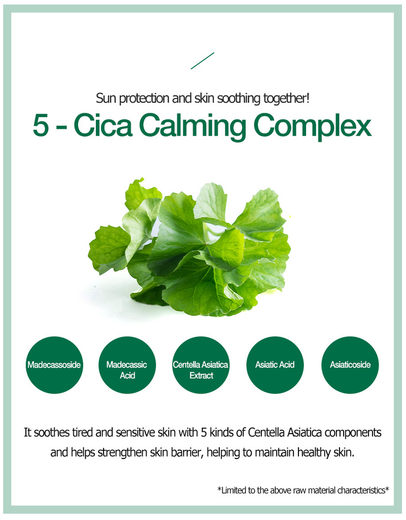 MAY ISLAND 7 Days Secret Centella Cica Sun Cream SPF50+ PA+++ 30ml [Acne|Strong UV Protection|Sun Block|UVA|UVB|Sun Serum]