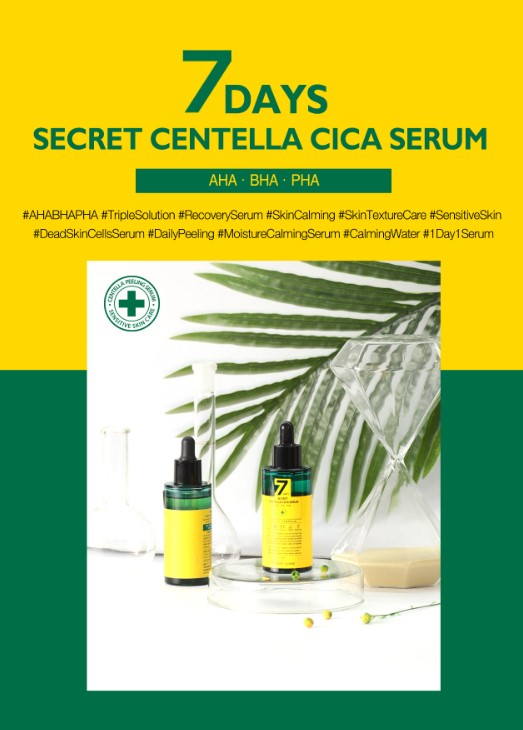 MAY ISLAND 7 Days Secret Centella Cica Serum [50ml] | Recovery Serum | Deadskin Cell Serum | Daily Peeling