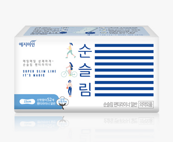 Yejimiin Panty Liners Cotton Touch Pure Slim 150mm 52ps [Sanitary Pad | Feminine | Sanitary Napkins | Menstrual period]