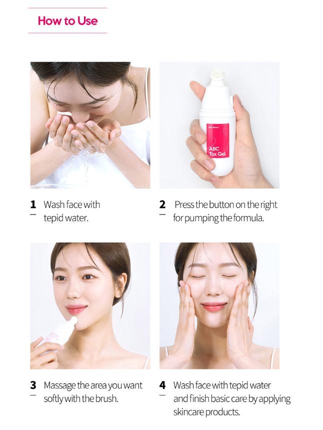 FACE FACTORY ABC Tox Gel 20ml | Pore Detox | Pore Blackhead Remover | Exfoliating Cream