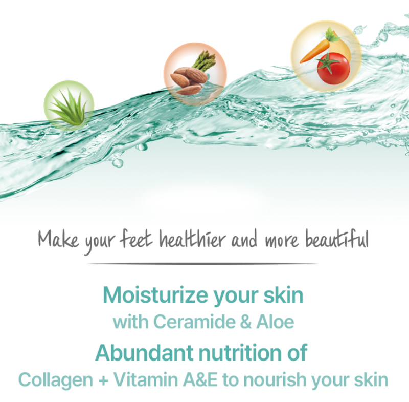 DERMAL Foot Peeling Mask Exfoliating AHA BHA PHA  Foot Care