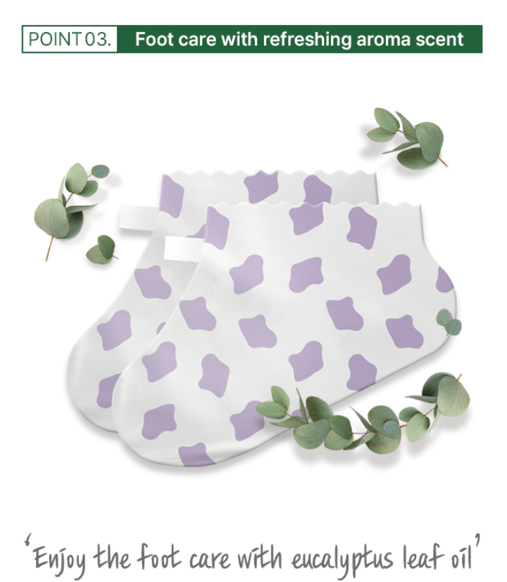 DERMAL Foot Peeling Mask Exfoliating AHA BHA PHA  Foot Care