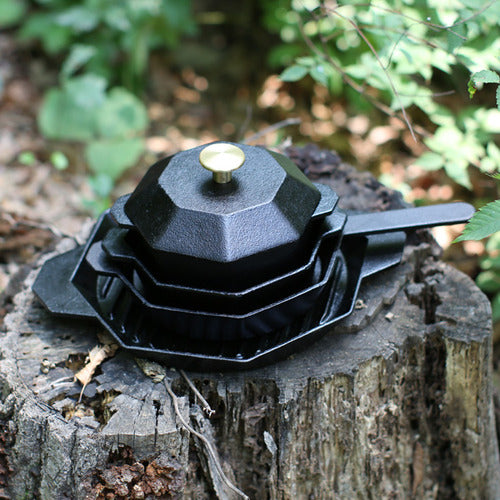 MommysPOT Cast Iron Grill Pan  4 Set