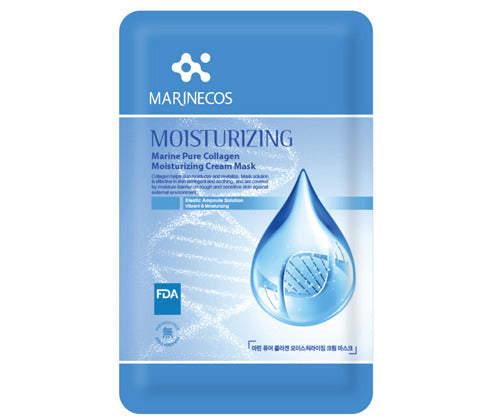 MARINECOS Marine Collagen Moisturizing Cream Mask - Pack of 10