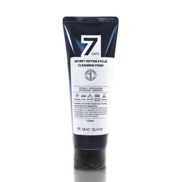 MAY ISLAND 7Days Secret Peptide 8 Plus Cleansing Foam (150ml)
