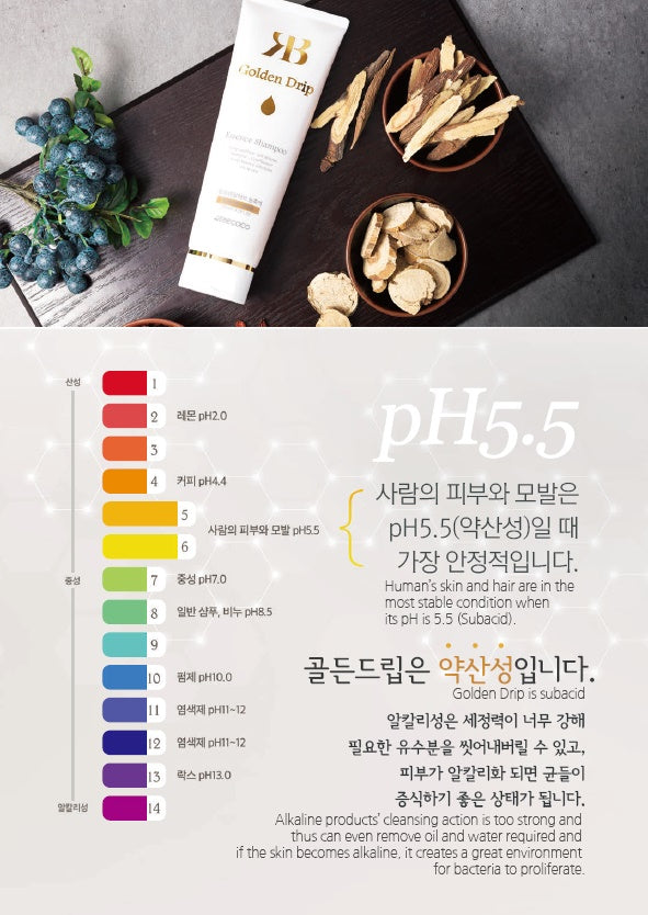 REBECOCO Golden Drip Essence Shampoo 250ml