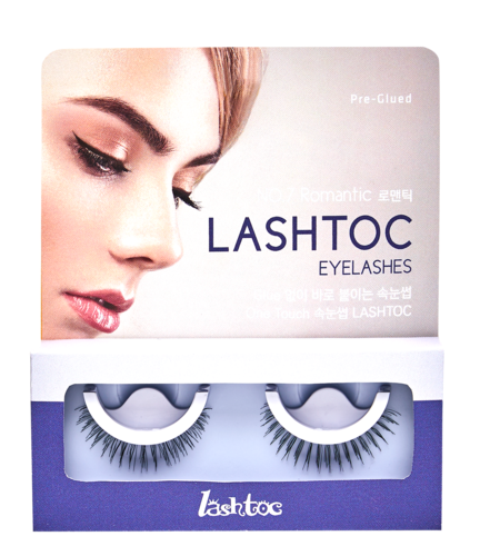 LASHTOC Eyelashes 1 set (Romantic)