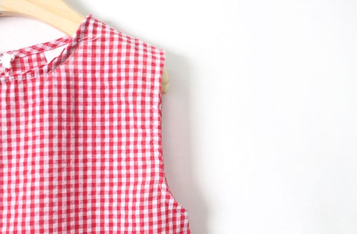 Children's Checked One-Piece Dress - 2 Colors - Dotrade Express. Trusted Korea Manufacturers. Find the best Korean Brands