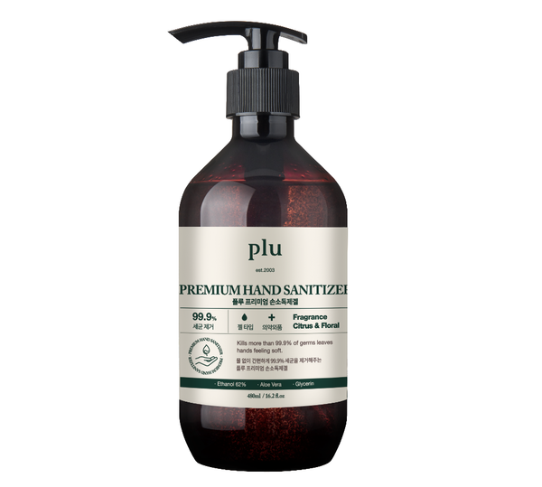 FDA x Plu Premium Hand Sanitizer 99.9% 480ml (ethanol)