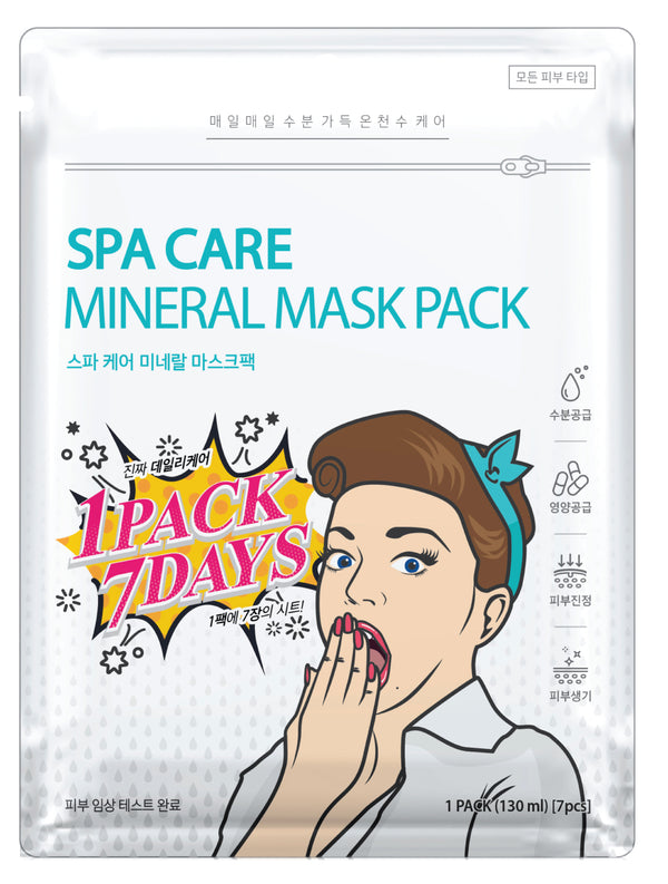 SPA CARE MINERAL MASK PACK 7 Sheet / 1 Pack