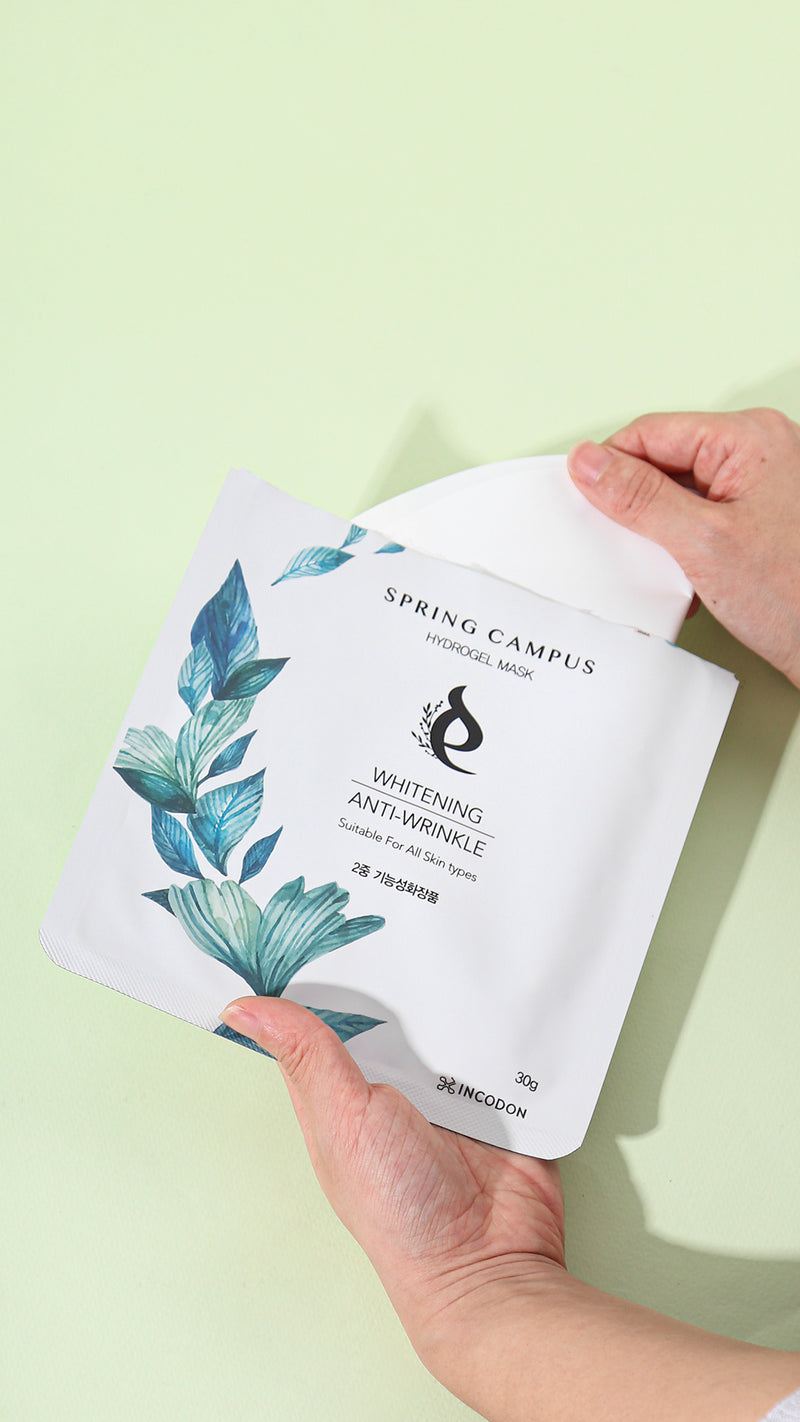 Spring Campus Hydrogel Mask (30g x 6ea) [Wrinkles Improvement | Skin Nourishment | Skin Whitening | Trouble Acne Skin Trouble]