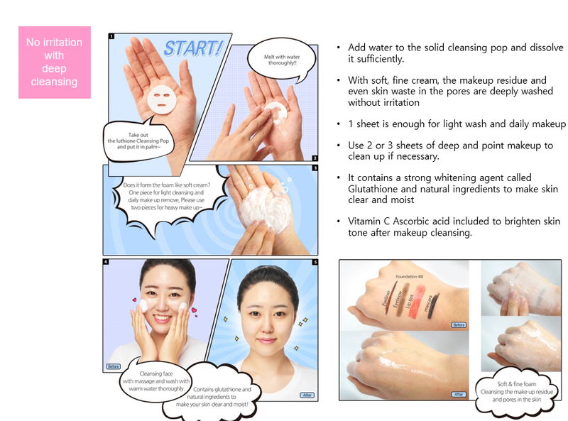 Luthione Cleansing Pop 10 Sheets for Oily Skin