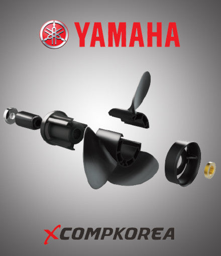 XCOMP YAMAHA  D 50~130 HP Set + Hub Kit Blade Replaceable Propeller for Outboard