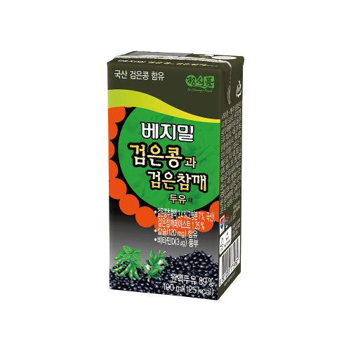 Vegemil Black Soybean and Sesame Soymilk 190ml x 48pack