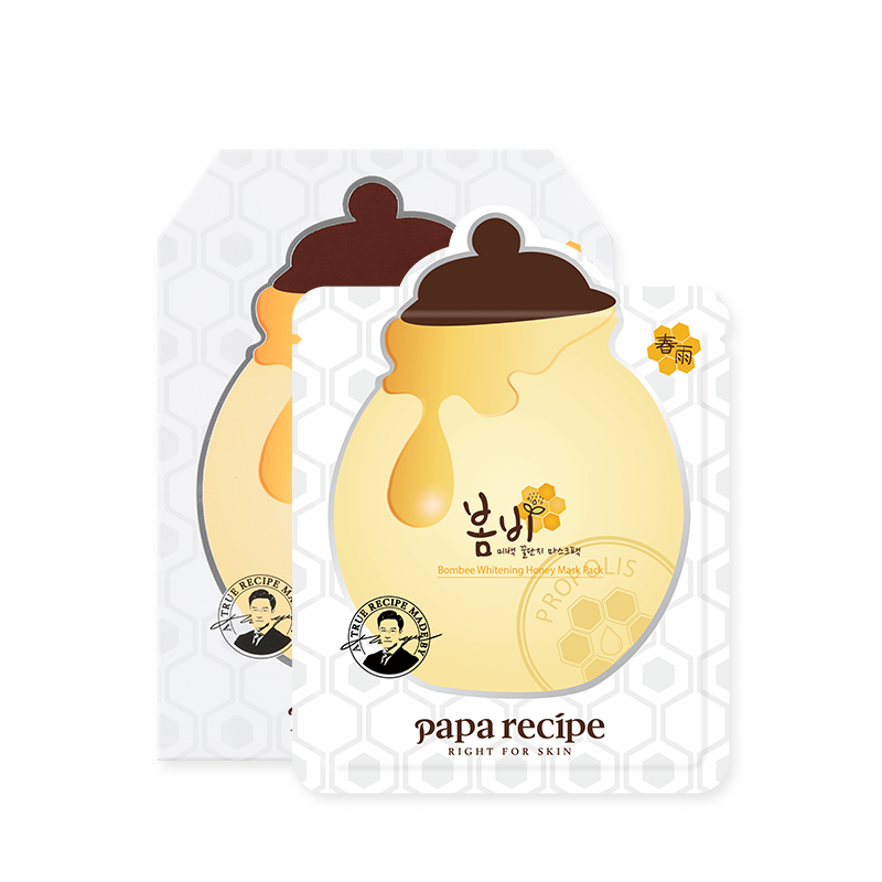 Papa Recipe Bombee Whitening Honey Mask Pack 1Box (10 Pieces)