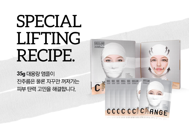 DAYCELL Medi Lab The Change 3D Lifting Mask Sheets -  Pack of 7 - Dotrade Express. Trusted Korea Manufacturers. Find the best Korean Brands