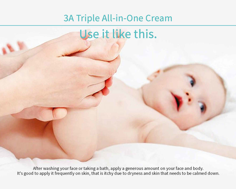 Dr. Atozia 3A Triple All In One Cream 100g | Fundamental solution for babies ' fragile skin