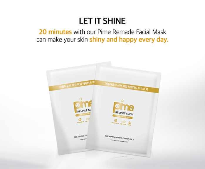 PIME REMADE Bee Venom Ampoule Mask