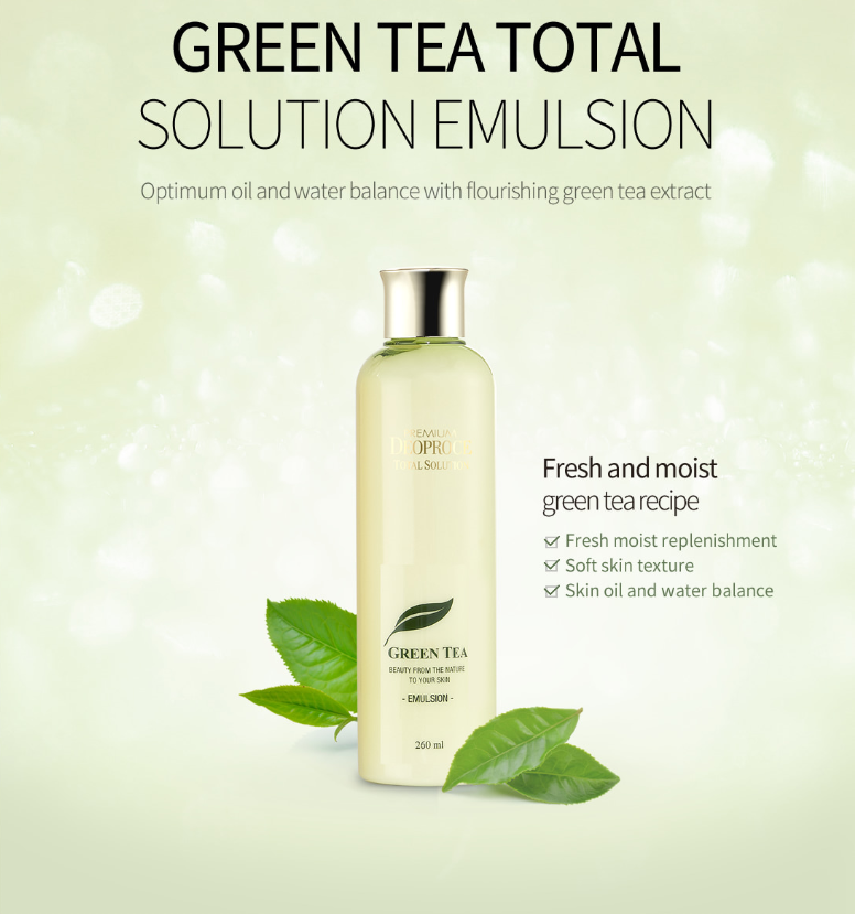 Premium Green Tea Total Solution Emulsion 260ml