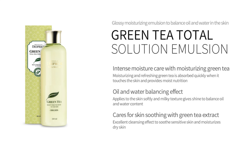 Premium Green Tea Total Solution Emulsion 260ml