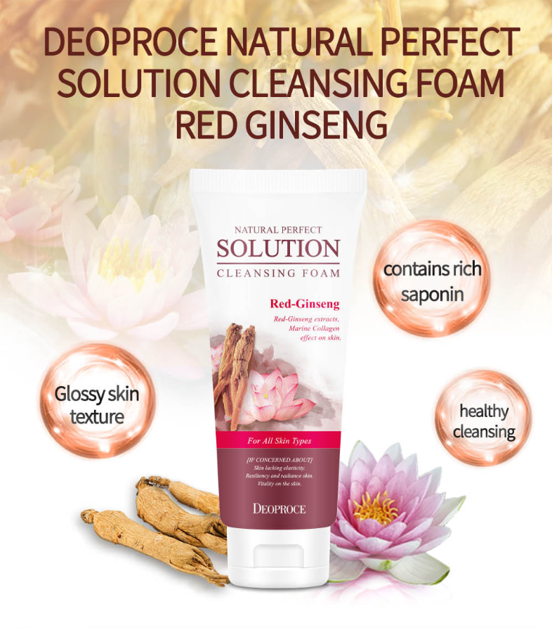 Natural Perfect Solution Cleansing Foam Red Ginseng 170g