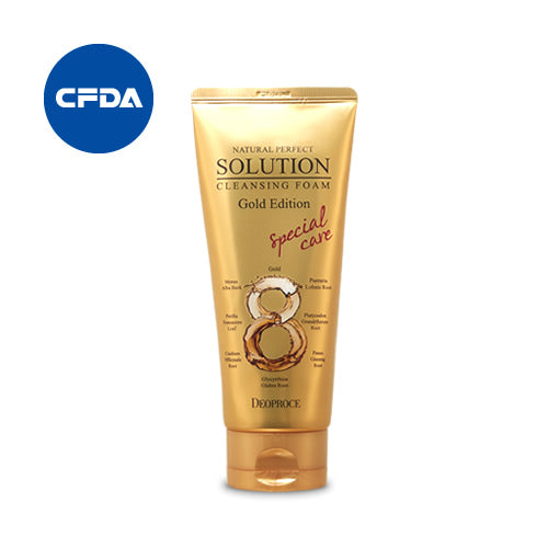 Natural Perfect Solution Cleansing Foam Gold Edition 170g