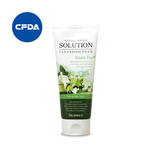 Natural Perfect Solution Cleansing Foam Green Tea 170g