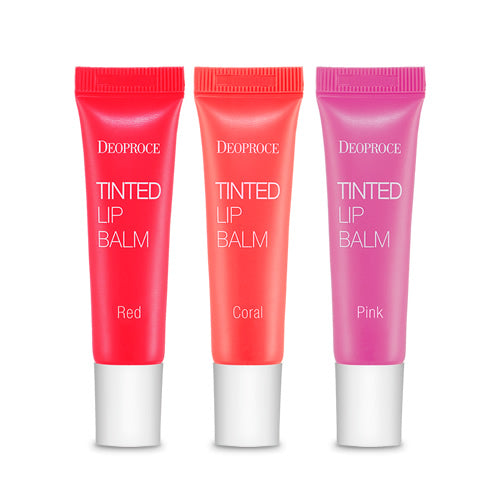 DEOPROCE TINTED LIPBALM 10g (RED, CORAL, PINK) - Dotrade Express. Trusted Korea Manufacturers. Find the best Korean Brands