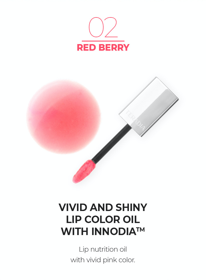 TERADIA Lip Oil - Red Berry