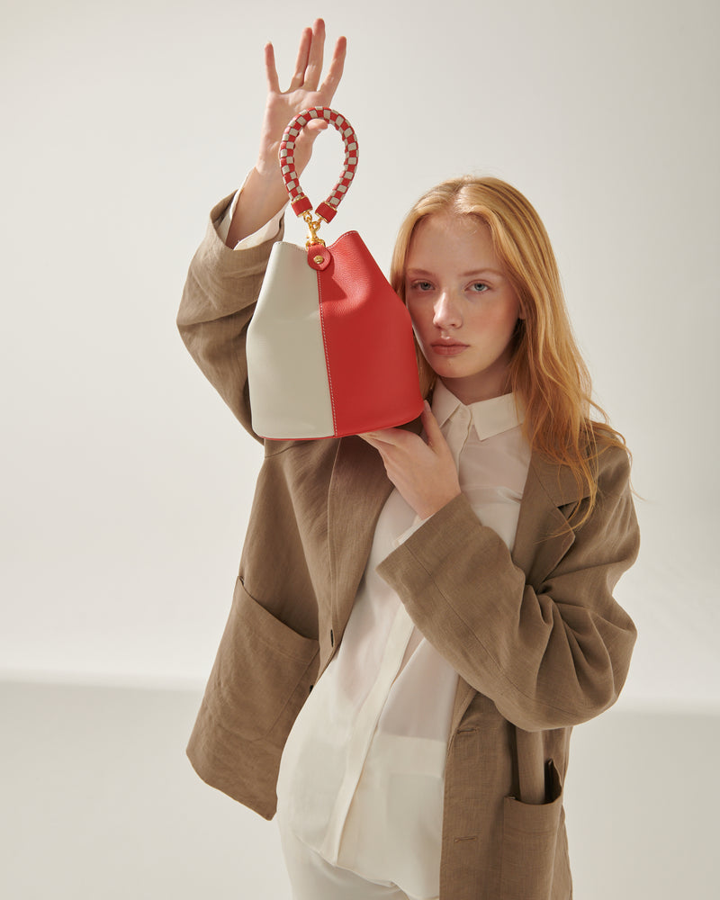 Vento Chess Bag  | Cream Red | Small (S) Medium (M)