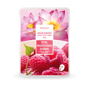 Color Synergy Effect Sheet Mask Pink 20g / 10 sheets - Dotrade Express. Trusted Korea Manufacturers. Find the best Korean Brands