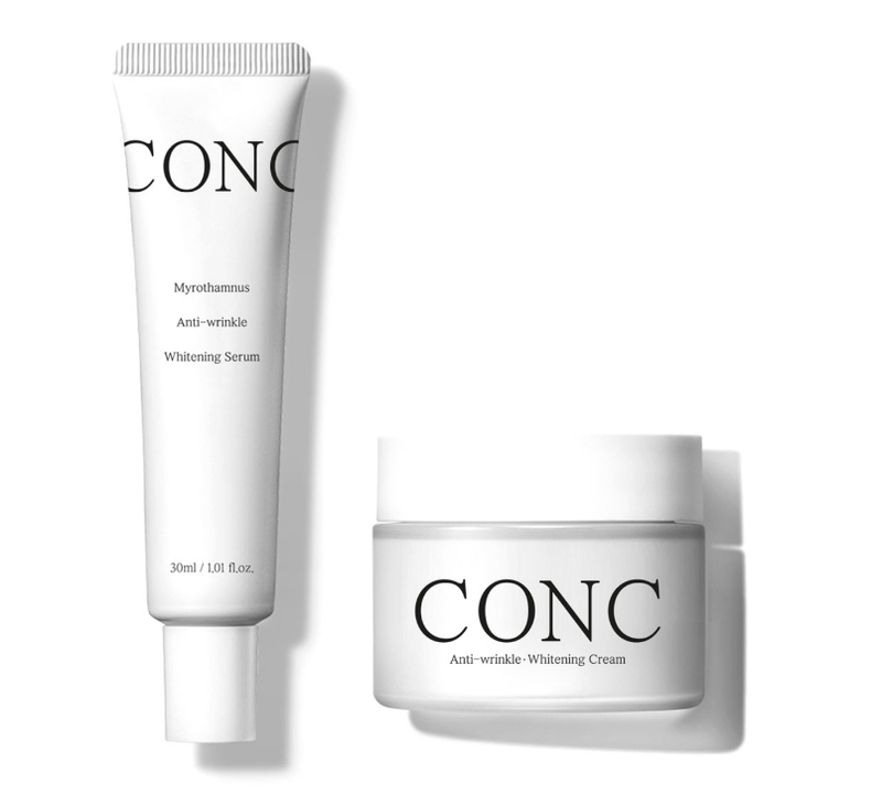 CONC Myrothamnus Anti-wrinkle Whitening Set | Serum 30ml 1.01 fl.oz.  Cream 50ml 1.69fl.oz.
