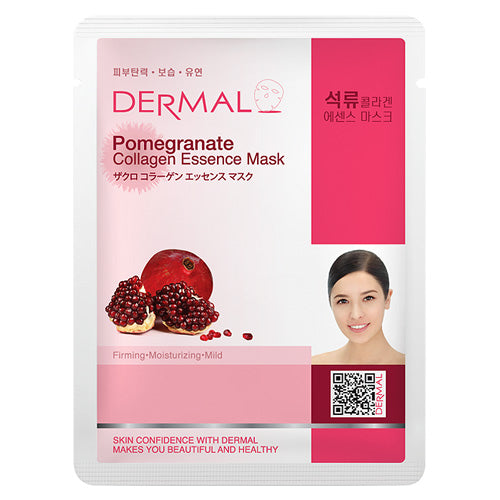 DERMAL Pomegranate Collagen Essence Mask 10 Pieces - Dotrade Express. Trusted Korea Manufacturers. Find the best Korean Brands