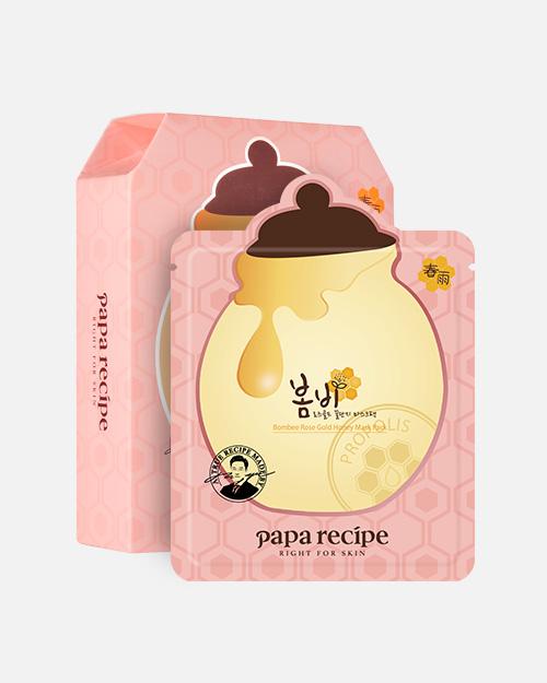 Papa Recipe Bombee Rose Gold Honey Sheet Mask Pack (5 Sheets)