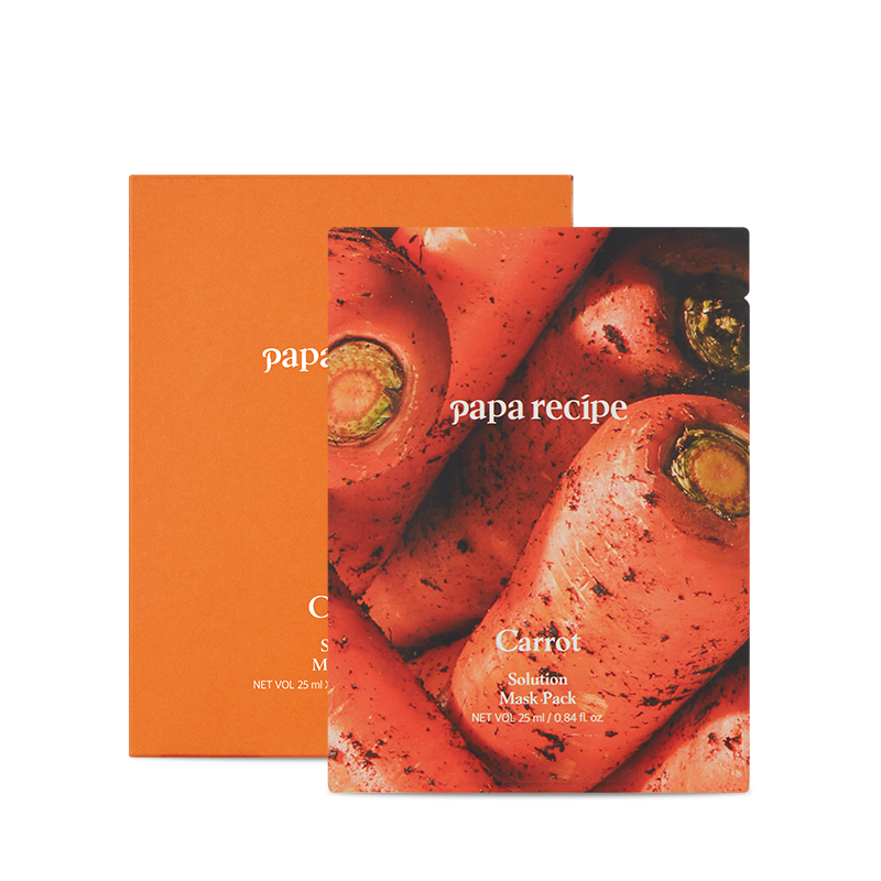 Papa Recipe Carrot Solution Mask Pack 25ml x 5 Pieces
