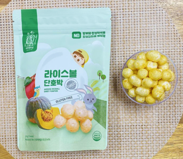 Baby Riceball Sweet Pumpkin Snack 30g