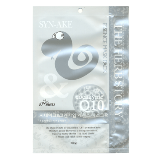 SYN-AKE & Coenzyme Q10 Essence Mask  (10 sheets / 200g) x 5 boxes